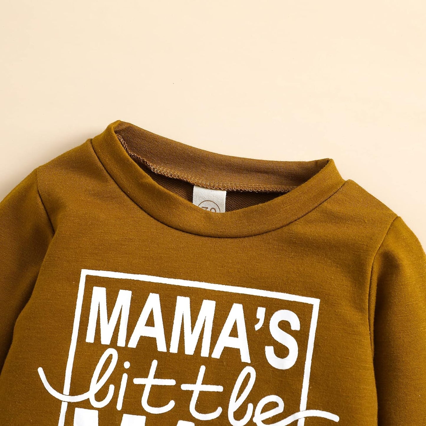 Baby Boys Pullover Sweatshirt MAMA'S BOY Letter Tops Shirt Toddler Boy Fall Cotton Blouse Clothes