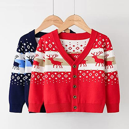 Toddle Baby Girl Boy Christmas Outfit Baby Girl Boy Christmas Sweater Sweatshirt Warm Crewneck Winter Clothes